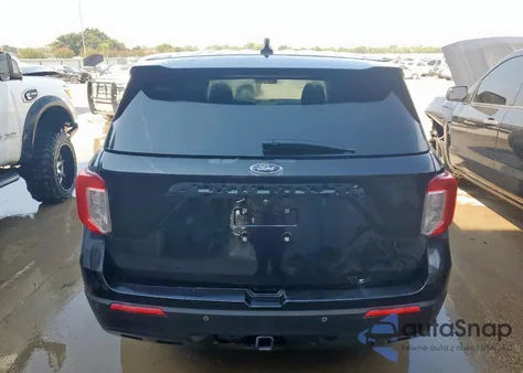 2020 Ford Explorer Police Interceptor из США, поврежденный, VIN 1FM5K8AC0LGA03737